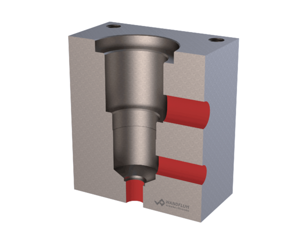  Cavity poppet valve cartridge open when deenergised Cavity