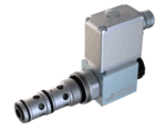 Proportional valves Proportional 3-way flow control cartridge (slip-on-coil, integrated electronics) QDPPM33_ME