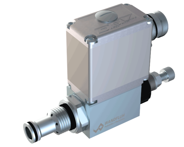 Valves proportionnelles Limiteur de pression proportionnel en cartouche inversé à action directe (électronique intégrée) BDIPM22_ME