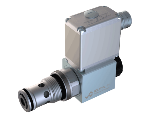 Proportional valves Proportional 2-Wege-Stromregelpatrone(Steckspule, integrierte Elektronik) QNPPM33_ME